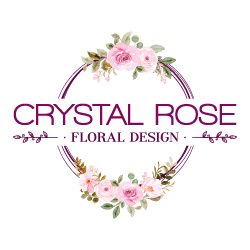 Logo Crystal Rose Floral Design