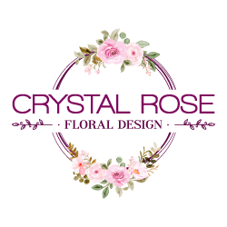 Logo Crystal Rose Floral Design