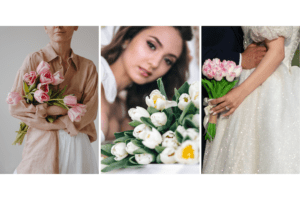 Tulip arrangements and bouquet